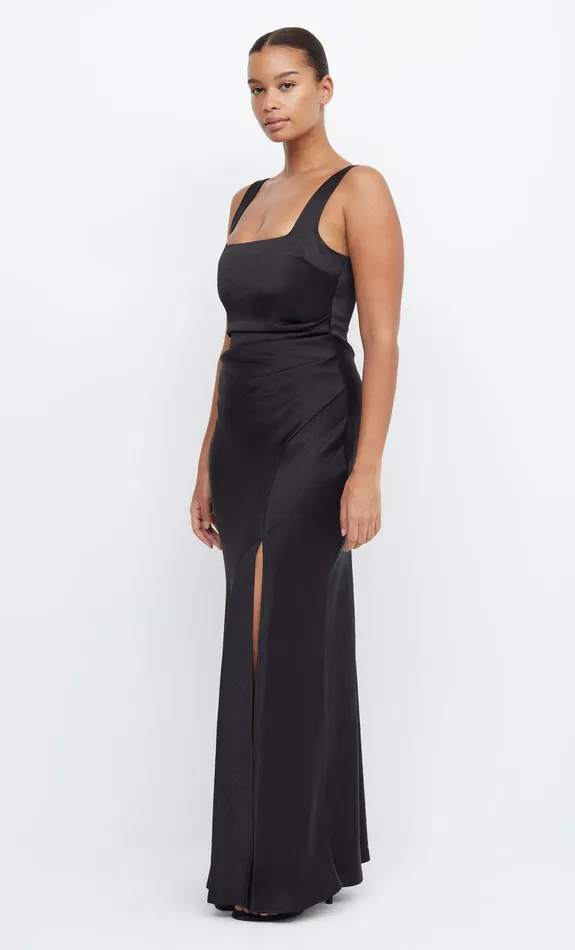Bec Bridge Event Wear Dresses THE DREAMER SQUARE NECK DRESS Black 8211 Women