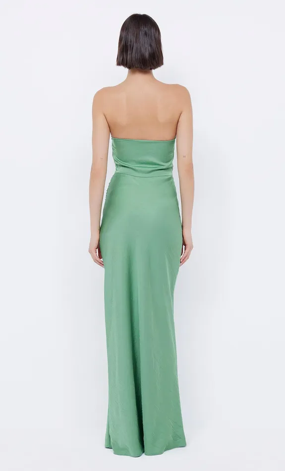 Bec Bridge Maxi Dresses EMILIA STRAPLESS DRESS Green Apple 8211 Women