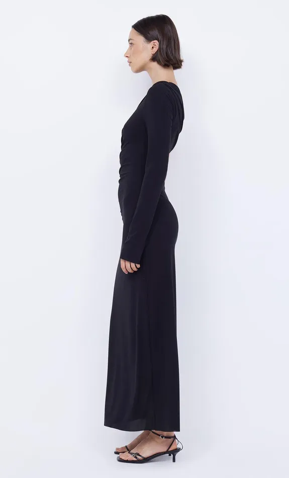 Bec Bridge Midi Dresses NABILA ASYM MIDI DRESS Black 8211 Women