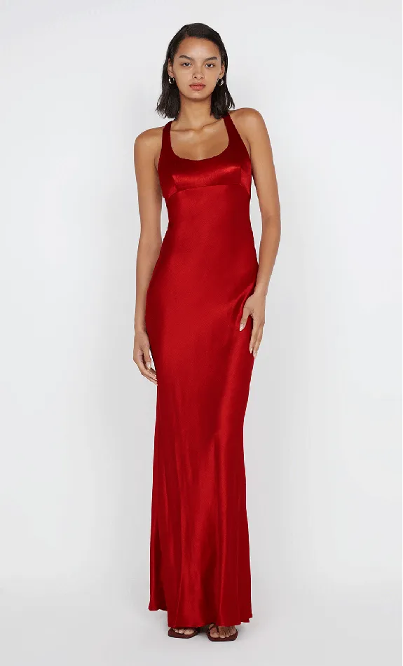 Bec Bridge Prom Dresses MAXINA CROSSOVER DRESS Rouge 8211 Women