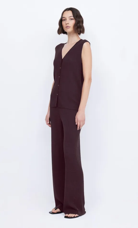 Bec Bridge Tops AMALFI VEST Chocolate 8211 Women
