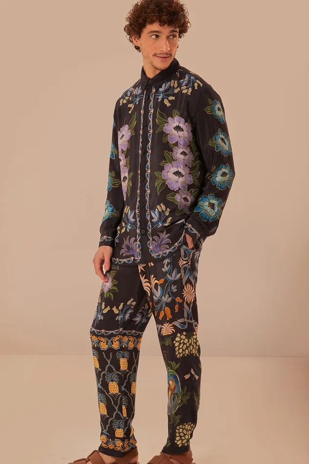 Black Winter Garden Pants Women Farm Rio Pants