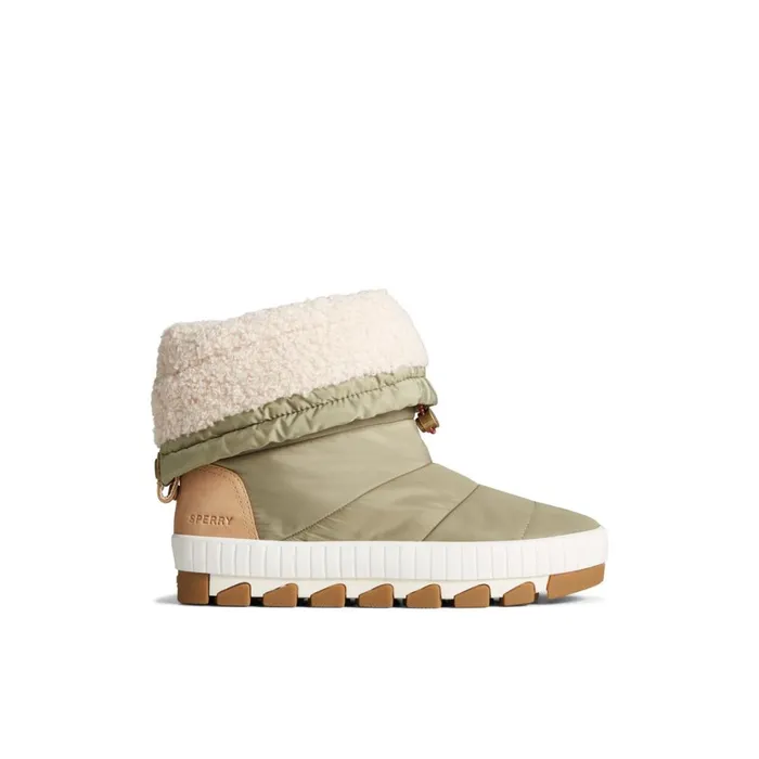 Boots Women Sperry Seacycled Torrent Fold Down Boot Medium Green