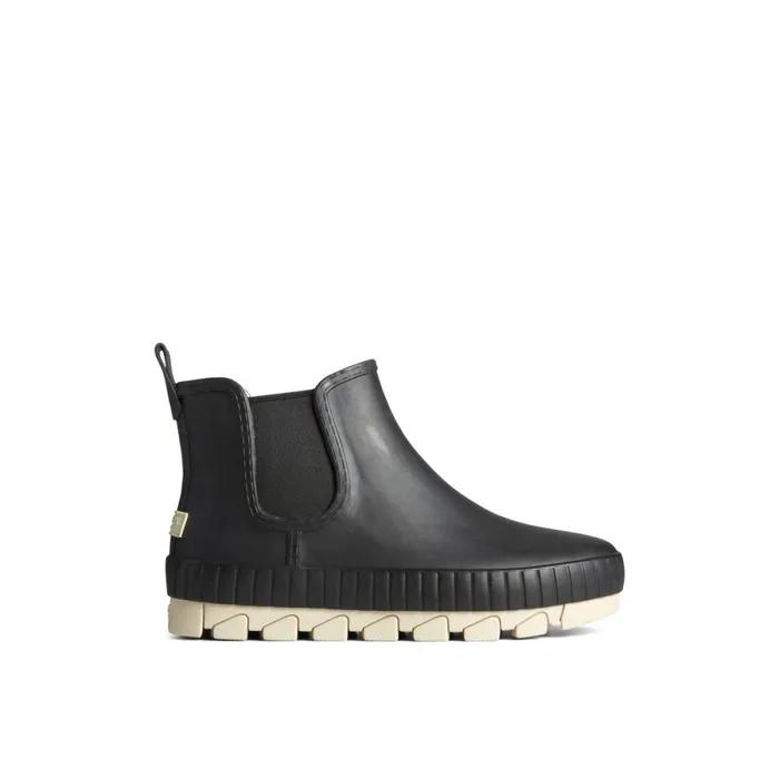 Boots Women Sperry Torrent Chelsea Matte Waterproof Rain Boot Black