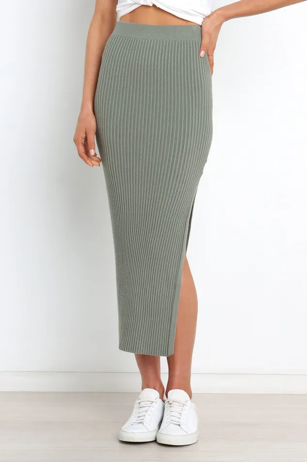 Bowen Skirt 8211 Olive Olive Women Skirts petalandpup