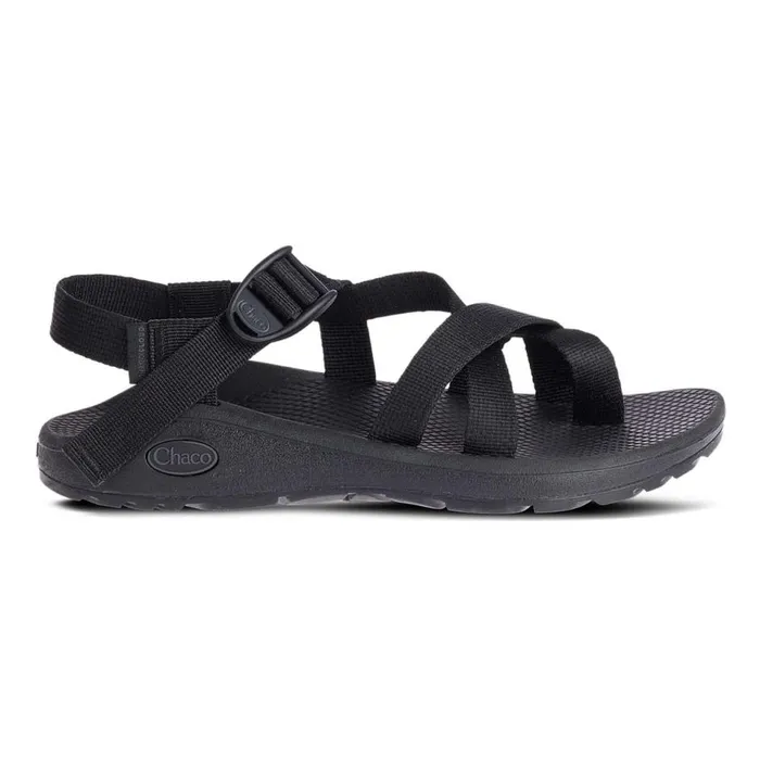 Chaco ZCloud 2 Adjustable Strap WideWidth Cushioned Sandal Solid Black Women Sandals