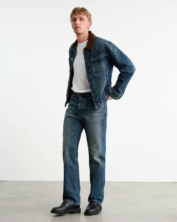CHESTER DENIM JACKET Simon Wash Denim Nili Lotan Men