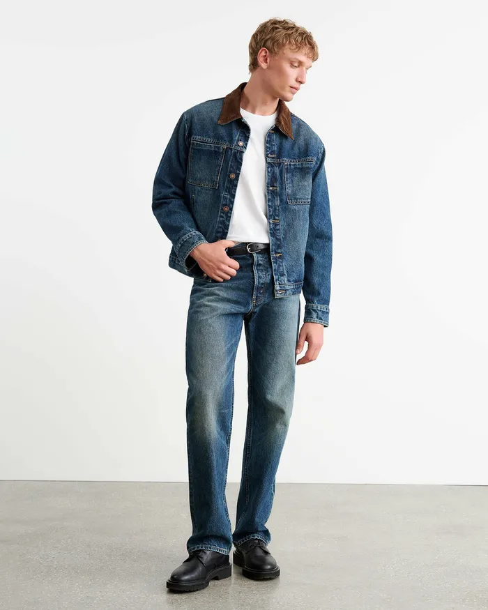 CHESTER DENIM JACKET Simon Wash Denim Nili Lotan Men