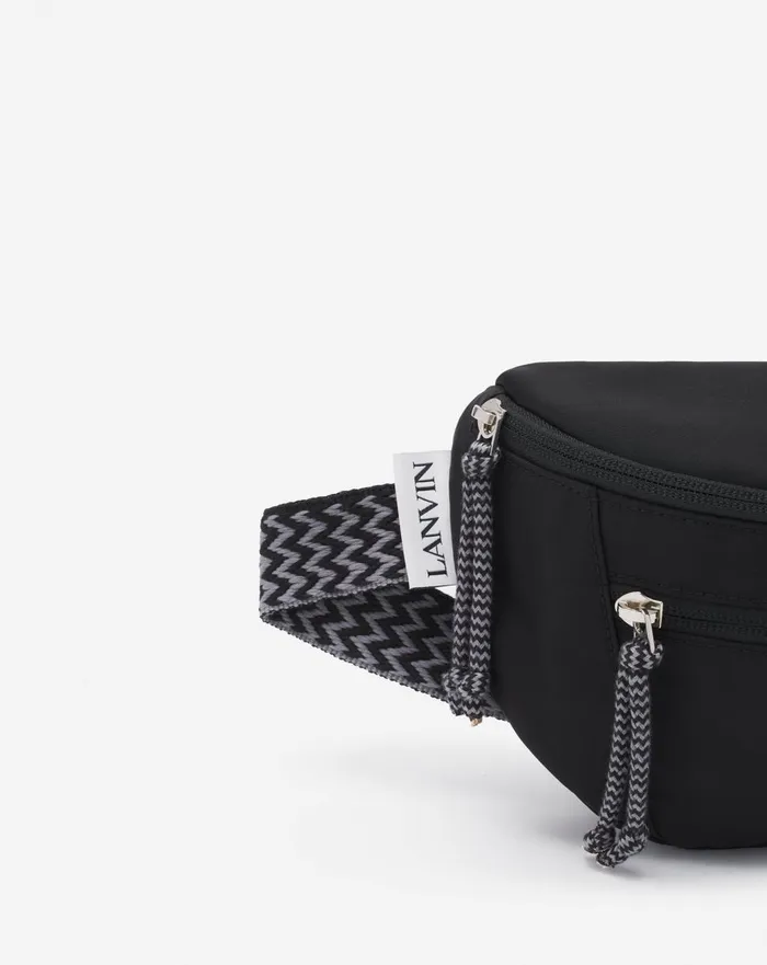 Curb Nylon Fanny Pack Black Men Lanvin Backpacks and Belt Bags Curb Nylon Fanny Pack Black Men Lanvin Backpacks and Belt Bags