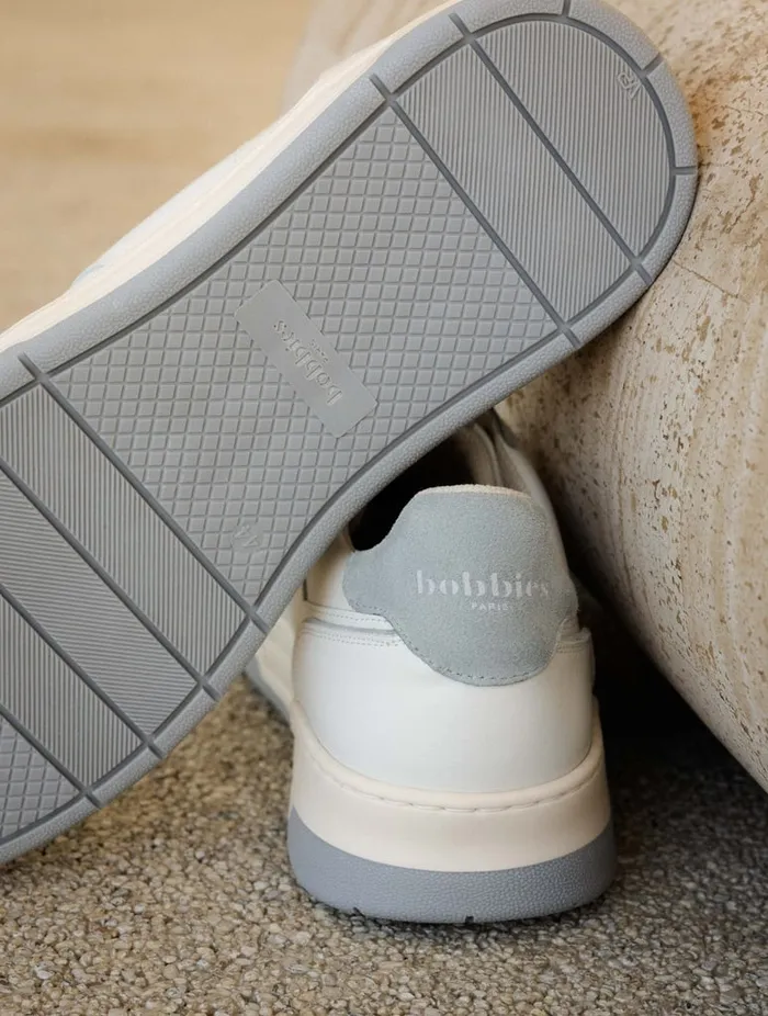 Cyrus Off White and Frosty Blue Men Bobbies Sneakers Cyrus Off White and Frosty Blue Men Bobbies Sneakers