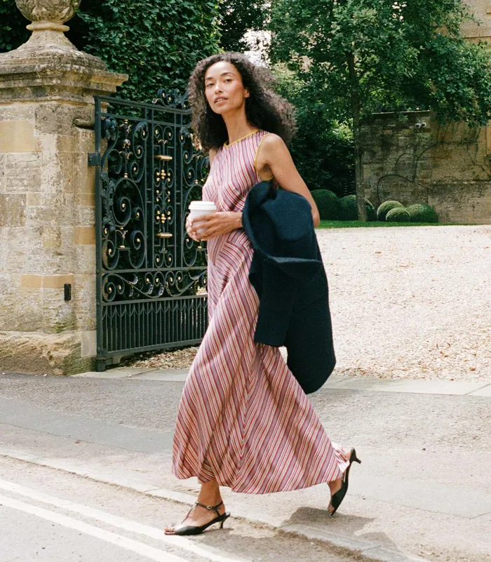 DEN Adelana Dress Le Marais Stripe Women Dresses DEN Adelana Dress Le Marais Stripe Women Dresses