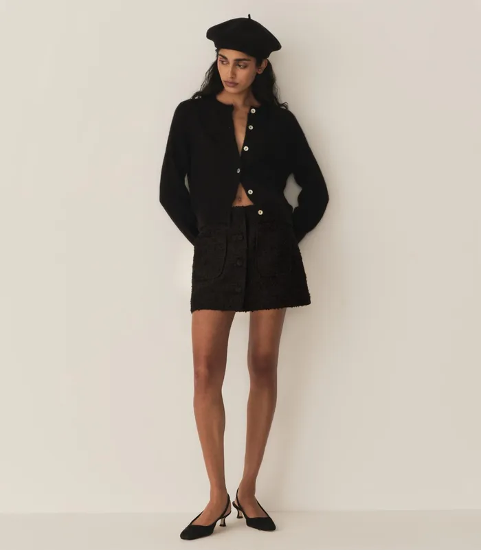 DEN Elina Skirt Black Women Skirts DEN Elina Skirt Black Women Skirts