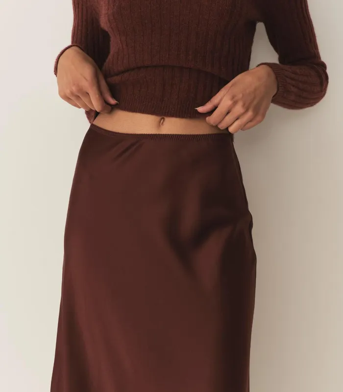 DEN Elowen Skirt Cafe Women Skirts DEN Elowen Skirt Cafe Women Skirts