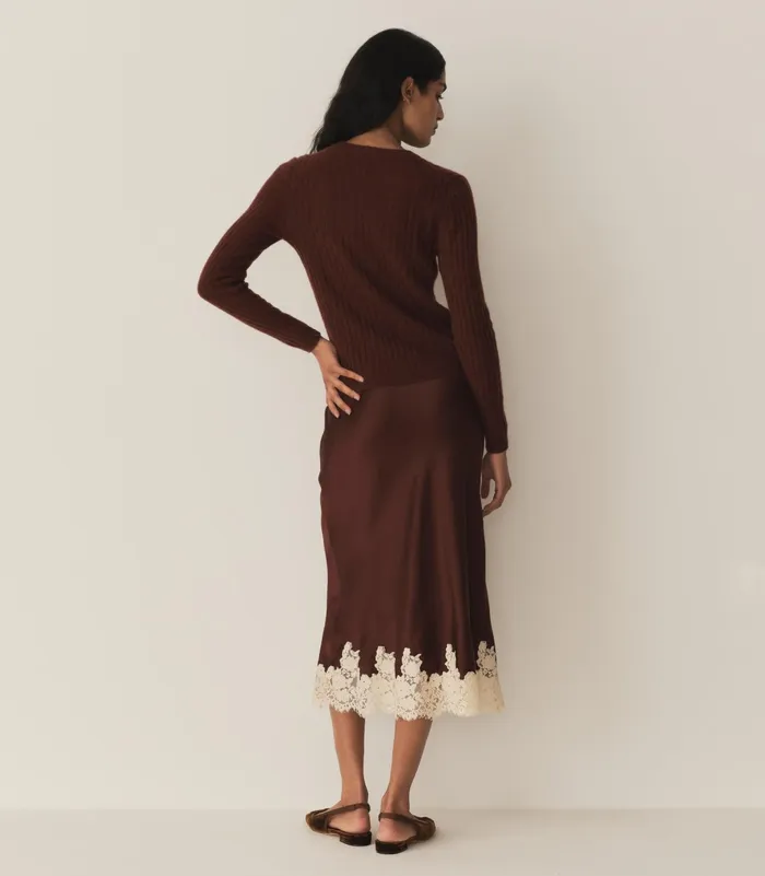 DEN Elowen Skirt Cafe Women Skirts DEN Elowen Skirt Cafe Women Skirts