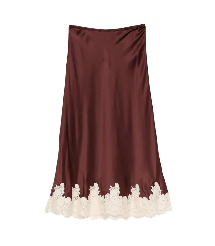 DEN Elowen Skirt Cafe Women Skirts DEN Elowen Skirt Cafe Women Skirts