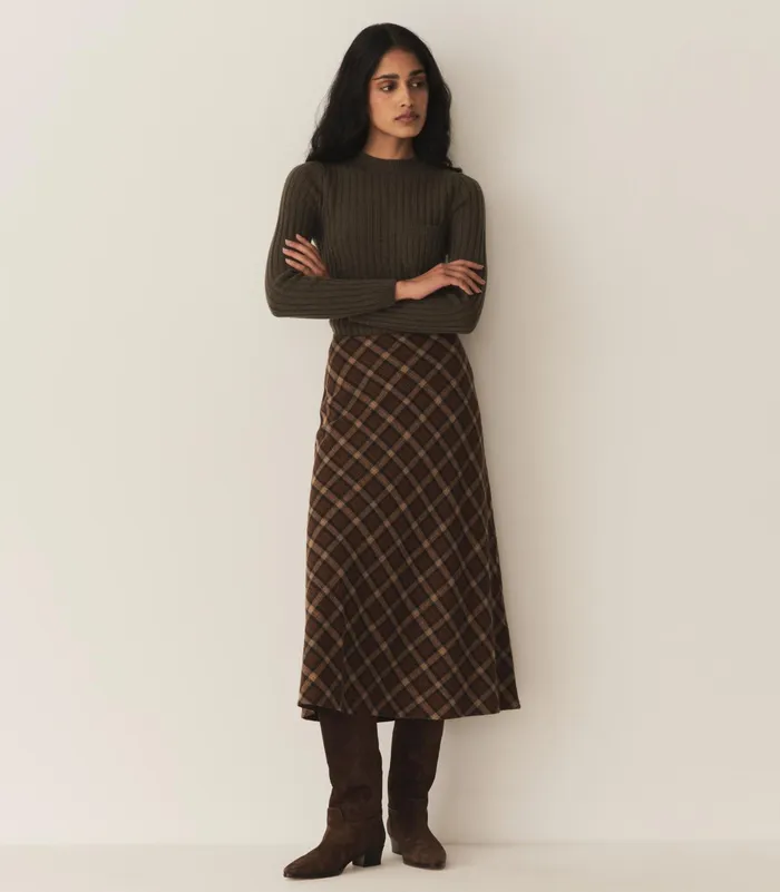DEN Elowen Skirt Cornwall Plaid Women Skirts DEN Elowen Skirt Cornwall Plaid Women Skirts