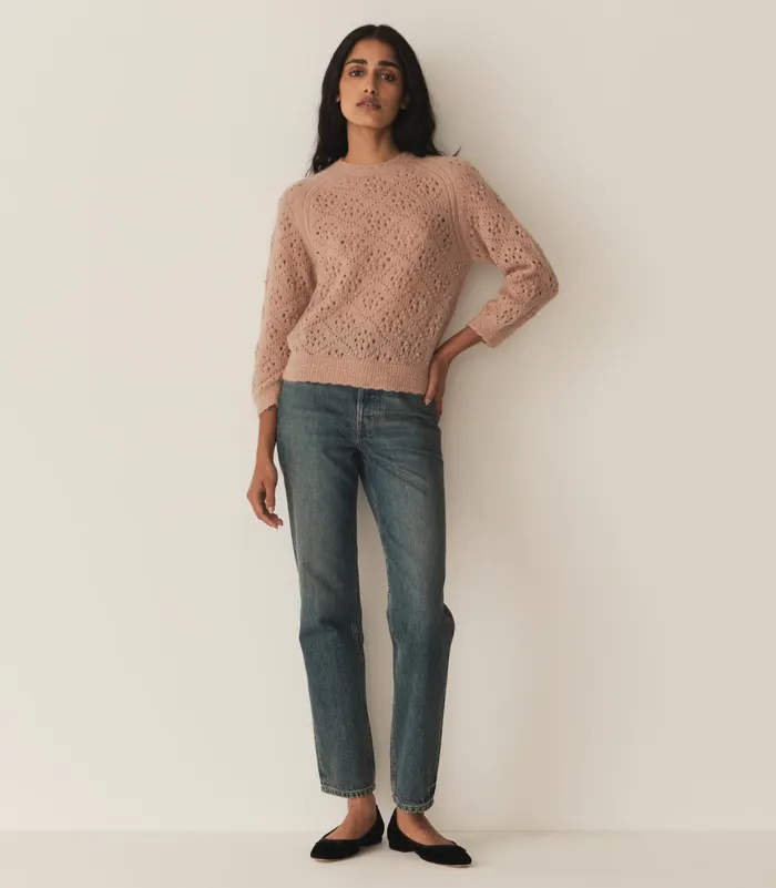 DEN Emiliana Sweater Clay Women Knitwear DEN Emiliana Sweater Clay Women Knitwear