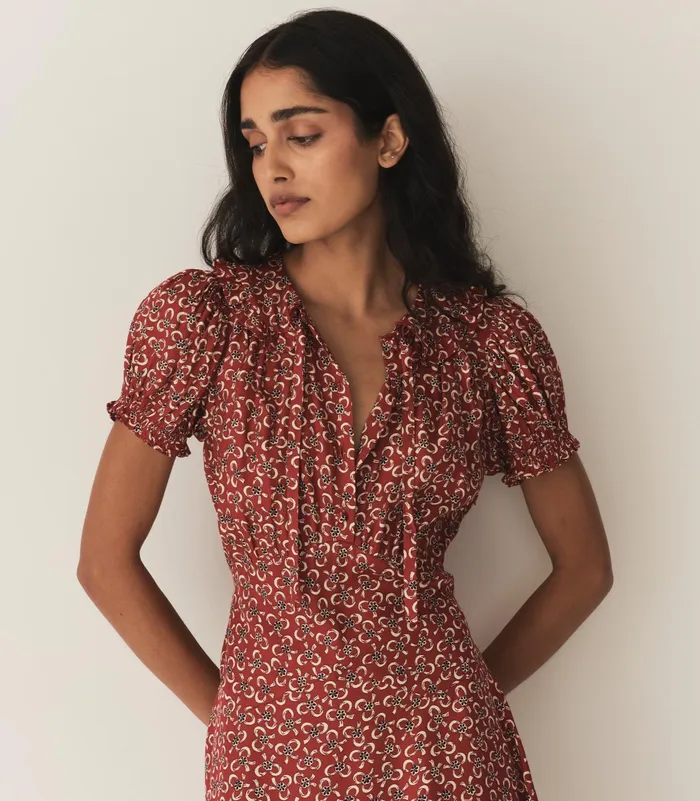 DEN Evienne Dress Ameline Ditsy Women Dresses DEN Evienne Dress Ameline Ditsy Women Dresses