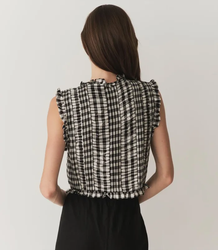 DEN Harietta Top Marilyn Gingham Women Tops DEN Harietta Top Marilyn Gingham Women Tops