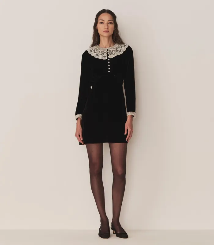 DEN Lisbeth Dress Black Women Dresses DEN Lisbeth Dress Black Women Dresses