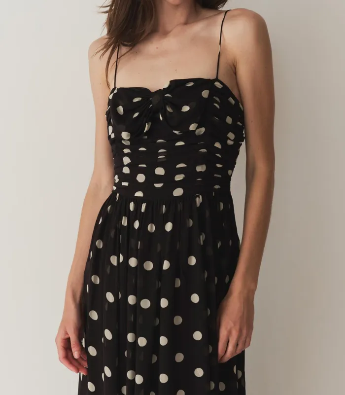 DEN Maryanna Dress Noir Solstice Sky Dot Women Dresses DEN Maryanna Dress Noir Solstice Sky Dot Women Dresses