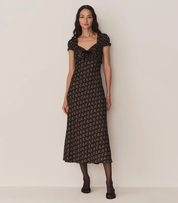 DEN Marybell Dress Delphinium Floral Women Dresses DEN Marybell Dress Delphinium Floral Women Dresses