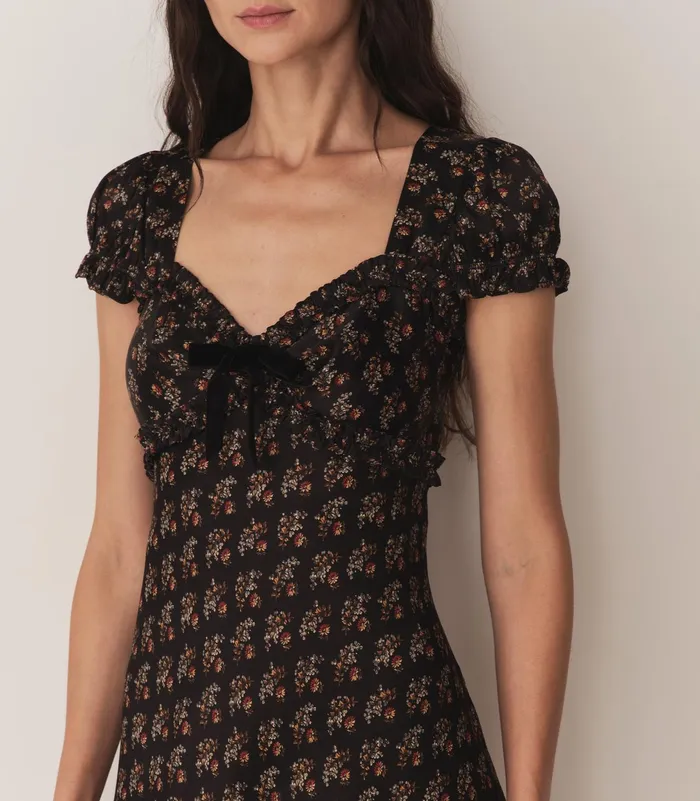 DEN Marybell Dress Delphinium Floral Women Dresses DEN Marybell Dress Delphinium Floral Women Dresses