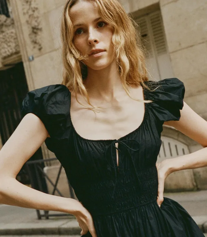 DEN Quinn Dress Black Women Dresses DEN Quinn Dress Black Women Dresses