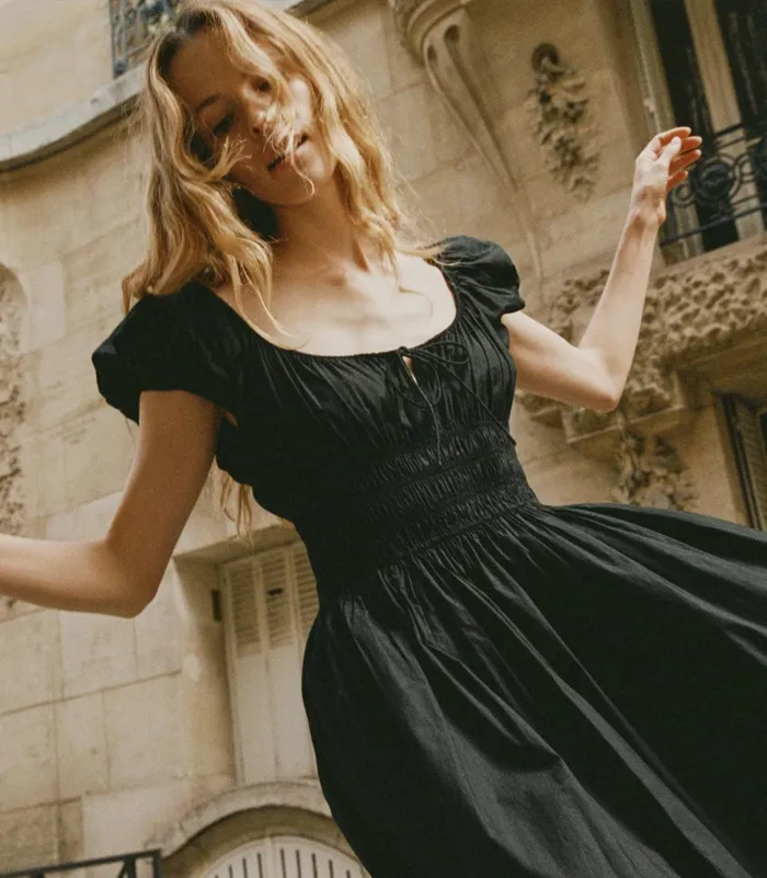DEN Quinn Dress Black Women Dresses DEN Quinn Dress Black Women Dresses