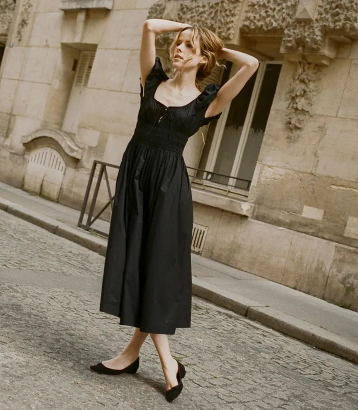 DEN Quinn Dress Black Women Dresses DEN Quinn Dress Black Women Dresses