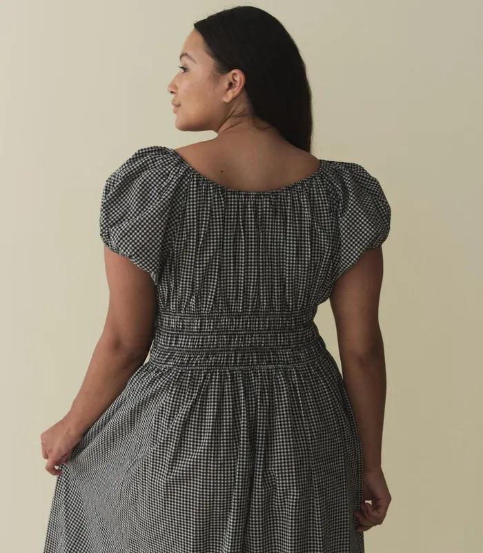 DEN Quinn Dress La Maddalena Gingham Women Dresses DEN Quinn Dress La Maddalena Gingham Women Dresses