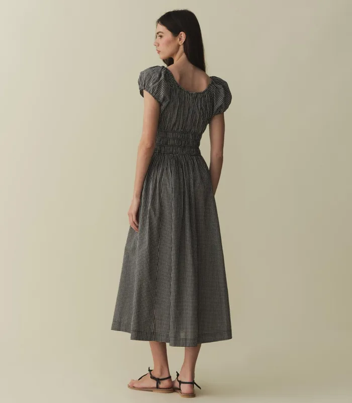 DEN Quinn Dress La Maddalena Gingham Women Dresses DEN Quinn Dress La Maddalena Gingham Women Dresses