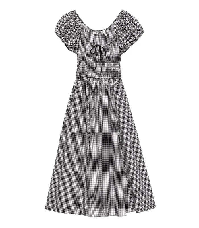 DEN Quinn Dress La Maddalena Gingham Women Dresses DEN Quinn Dress La Maddalena Gingham Women Dresses
