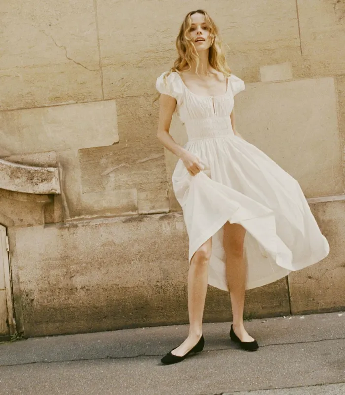 DEN Quinn Dress Salt Women Dresses DEN Quinn Dress Salt Women Dresses