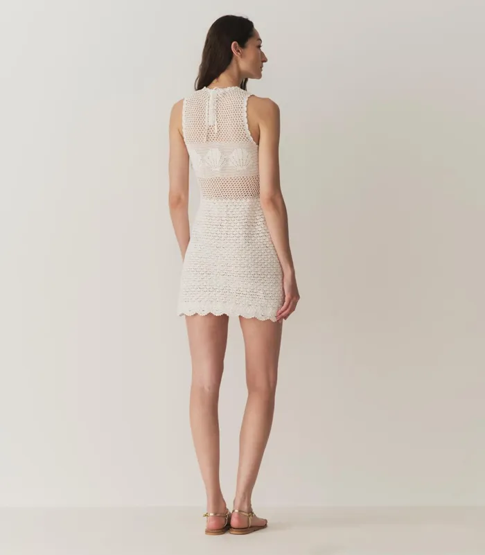 DEN Tessa Dress Pearl Women Dresses DEN Tessa Dress Pearl Women Dresses