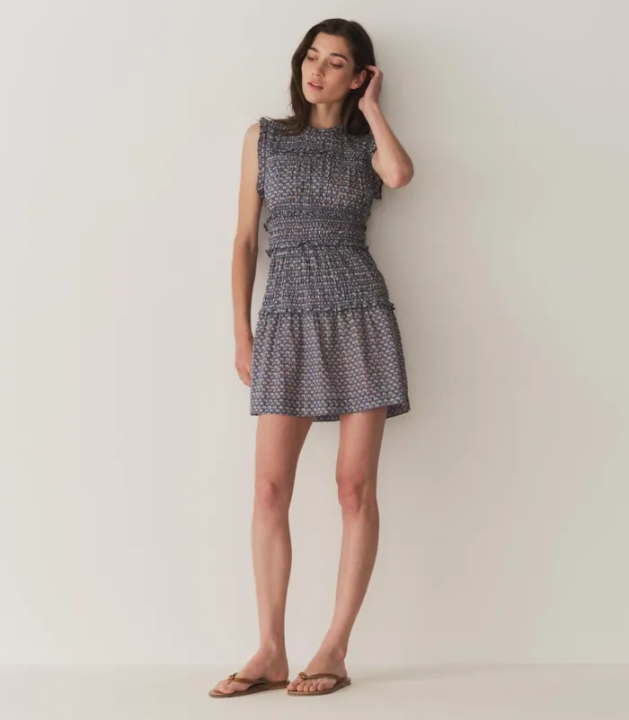 DEN Tracie Dress Dahlia Ikat Women Dresses DEN Tracie Dress Dahlia Ikat Women Dresses