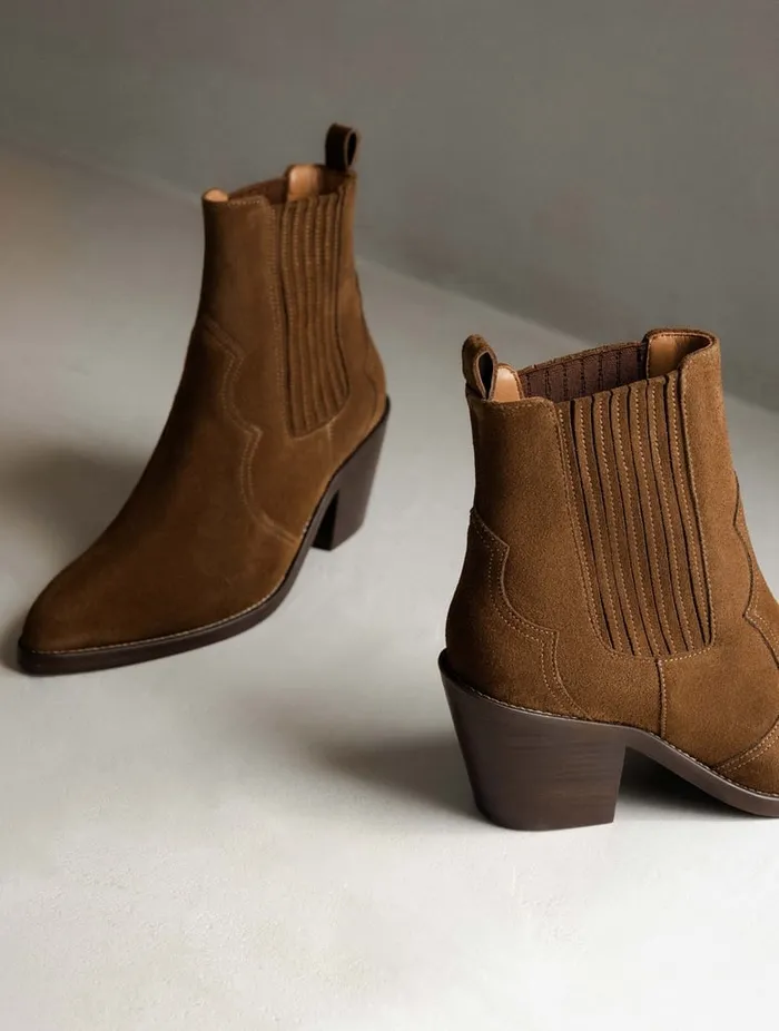 Dakota Rockies Brown Women Bobbies Ankle Boots Dakota Rockies Brown Women Bobbies Ankle Boots