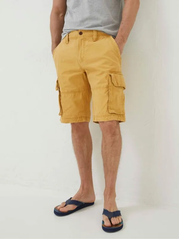 Fat Face Shorts Men Yellow Breakyard Cargo Shorts