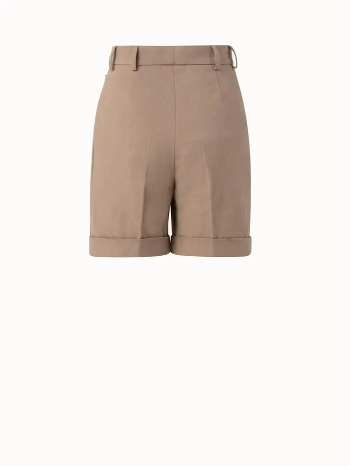 Florentina Cotton Denim Shorts Cardboard Women Akris Shorts
