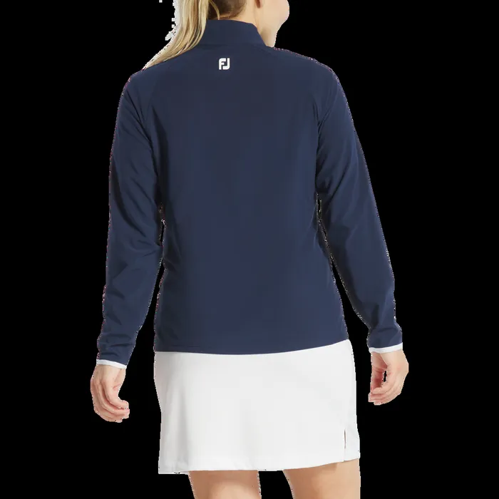 FootJoy Base MidLayers Women Lightweight Woven Jacket Navy
