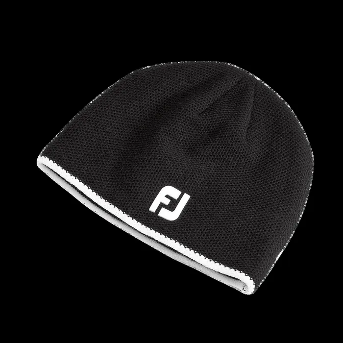 FootJoy Headwear WomenMen FJ Winter Golf Beanie Black