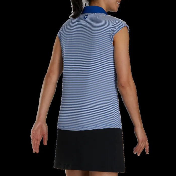 FootJoy Shirts Women Feeder Stripe Cobalt