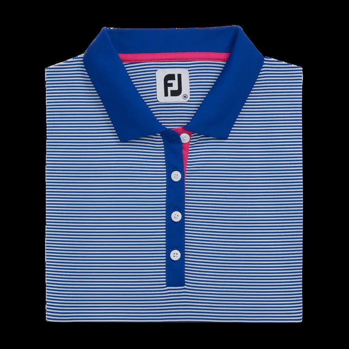 FootJoy Shirts Women Feeder Stripe Cobalt