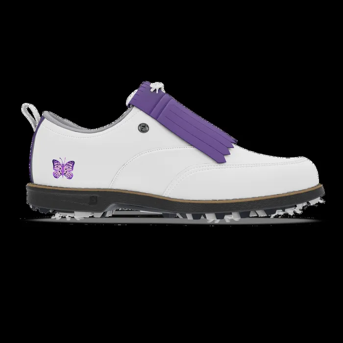 FootJoy Spiked Women MyJoys Premiere Series Issette White Purple