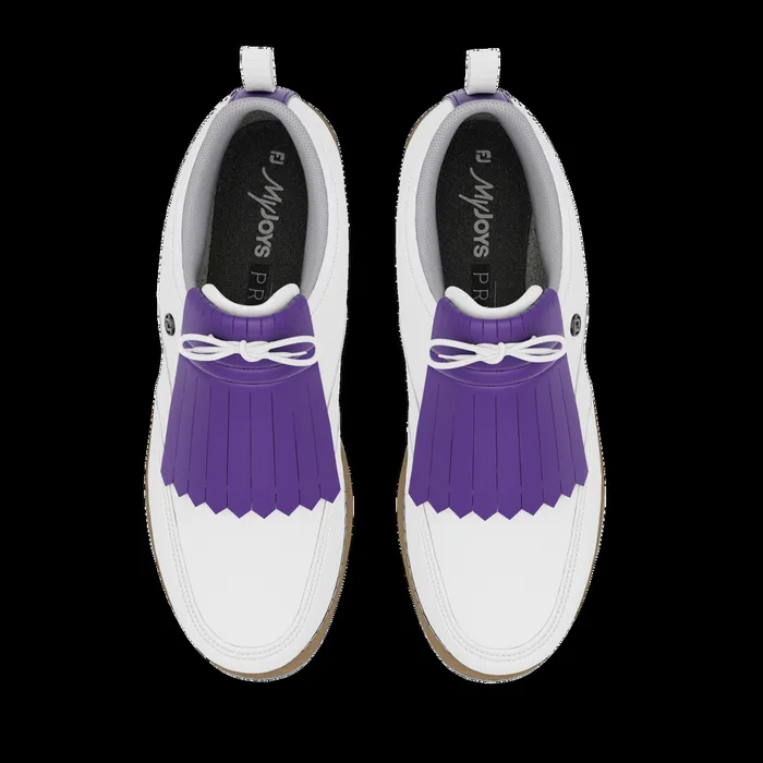 FootJoy Spiked Women MyJoys Premiere Series Issette White Purple