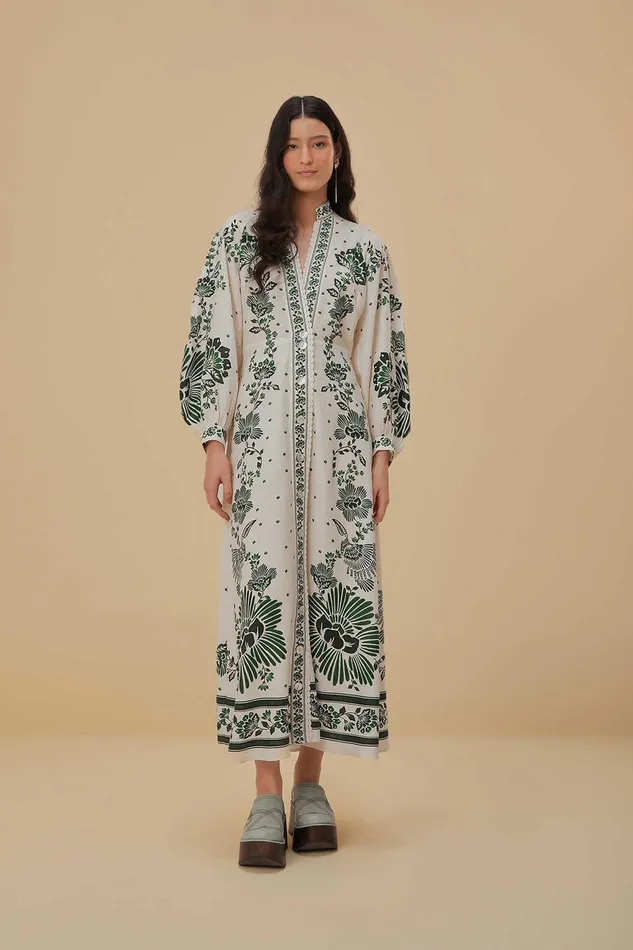 Forest Soul OffWhite Maxi Dress Women Farm Rio Maxi Dresses