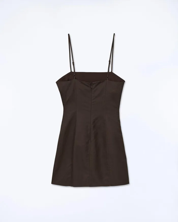 From Future Dresses and Jumpsuits Women Rivka Short Strap Dress Chocolate