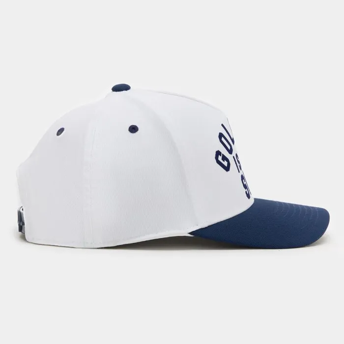 GFORE Hats MenWomen GOLFING IS THE SHT STRETCH TWILL SNAPBACK HAT Snow GFORE Hats MenWomen GOLFING IS THE SHT STRETCH TWILL SNAPBACK HAT Snow