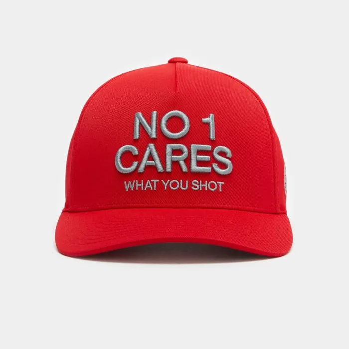 GFORE Hats MenWomen NO 1 CARES STRETCH TWILL SNAPBACK HAT Poppy GFORE Hats MenWomen NO 1 CARES STRETCH TWILL SNAPBACK HAT Poppy