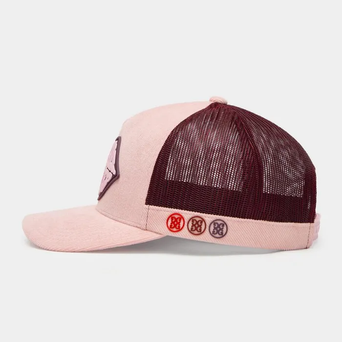 GFORE Hats Women MOTHER GOLFER COTTON CORDUROY TRUCKER HAT Amour